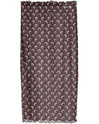 Marine Serre - Crescent Moon Midi Skirt - Lyst