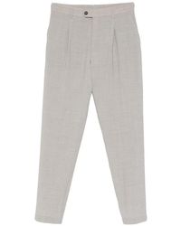 Eleventy - Pleated Tailored Trousers - Lyst