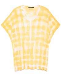 Pierantoniogaspari - T-Shirt Mit Abstraktem Print - Lyst