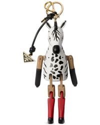 Prada - Llavero Con Charm De Cebra - Lyst