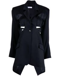 ROKH - Cut-out Single-breasted Blazer - Lyst