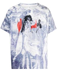 Doublet - Graphic-print Cotton T-shirt - Lyst