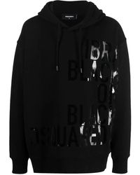 DSquared² - Sudadera Con Capucha Y Eslogan - Lyst
