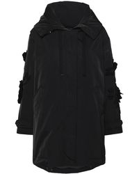 Ermanno Scervino - Down Jacket With Floral Appliqué - Lyst