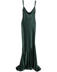 retroféte - Vinicia Cowl-Neck Ruffled Maxi Dress - Lyst