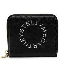 Stella McCartney - Logo-Print Zip-Around Wallet - Lyst