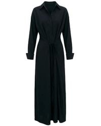 Sportmax - Tie-Front Shirt Dress - Lyst
