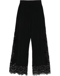 Ermanno Scervino - Lace-Panelled Trousers - Lyst