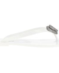 Mach & Mach - Double Heart Flip Flops - Lyst