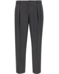 Briglia 1949 - Double-Pleated Wool Trousers - Lyst