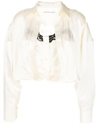 Alexander Wang - Layered Silk Shirt - Lyst
