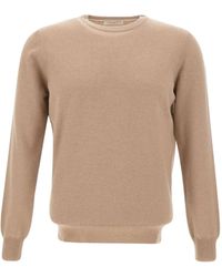Kangra - Crew-Neck Ribbed Sweater - Lyst