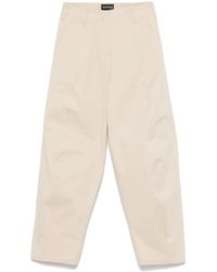 Emporio Armani - Raised-Seam Trousers - Lyst