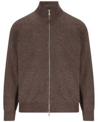 Brunello Cucinelli - Pull Zippé À Bords Nervurés - Lyst