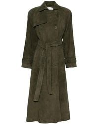 DUCIE - Corrin Double-Breasted Trench Coat - Lyst