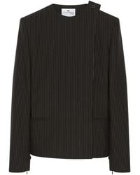Courreges - Pinstriped Blazer - Lyst