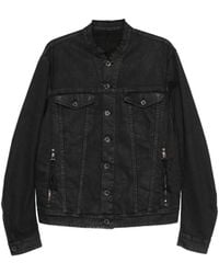Masnada - Button-Down Shirtjack Met Rits - Lyst