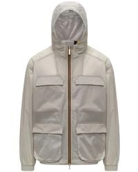 K-Way - Chaqueta Con Capucha Y Bolsillo - Lyst