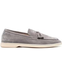 SCAROSSO - Leandro Tassel-Detail Suede Loafers - Lyst