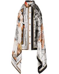 Burberry Animalia Print Bodysuit - Grey