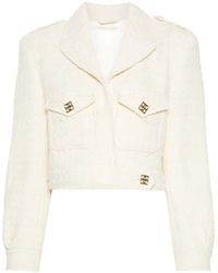 Givenchy - Cropped-Jacke Aus Tweed - Lyst