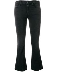 FRAME Cropped Boot-jeans - Zwart