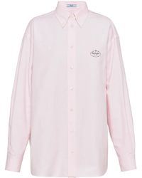 Prada - Katoenen Shirt - Lyst
