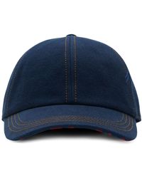 Burberry - Stitch-detail Denim Baseball Hat - Lyst