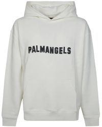 Palm Angels - Palm Hills Logo-Print Hoodie - Lyst