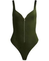 Alice + Olivia - Combinaison Eve À Fermeture Zippée - Lyst