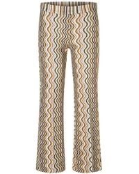 Cambio - Faith Hose mit Wellen-Print - Lyst