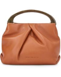 Dries Van Noten - Small Pleated Leather Bag - Lyst