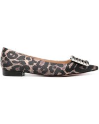 Roberto Festa - Amaia Leopard-print Ballerina Shoes - Lyst