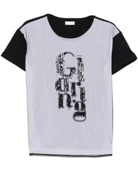 Liu Jo - Sequin-Embellished T-Shirt - Lyst