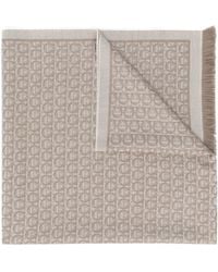 Ferragamo - Gancini Wool Scarf - Lyst