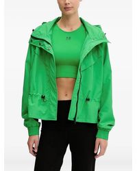P.E Nation - Hooded Drawstrings Puffer Jacket - Lyst