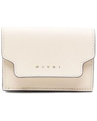 Marni - Tri-fold Leather Wallet - Lyst