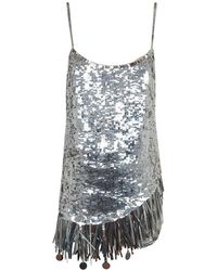 ANDAMANE - Jagger Disco Mini Dress - Lyst