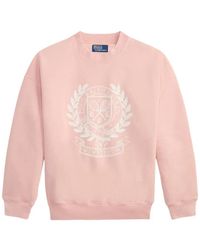 Polo Ralph Lauren - Wimbledon Crest-Embroidered Sweatshirt - Lyst