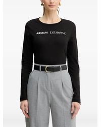 ARMANI EXCHANGE - Long-Sleeve T-Shirt - Lyst