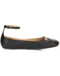 Chloé - Misty Ankle-Strap Ballet Flats - Lyst