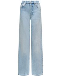 12 STOREEZ - High-rise Wide-leg Jeans - Lyst