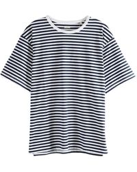 Nanamica - Horizontal-Stripe T-Shirt - Lyst