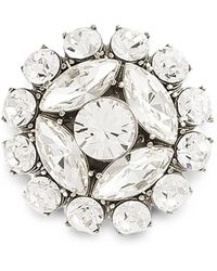 Dolce & Gabbana - Rhinestone Brooch - Lyst