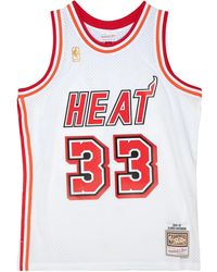Mitchell & Ness - 1996/97 Hardwood Classics Alonzo Mourning Miami Heat Swingman Trikot - Lyst