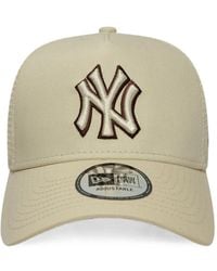 KTZ - Ny Logo-Embroidered Mesh-Panel Trucker Cap - Lyst