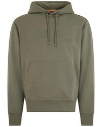 BOSS - Logo-Emed Drawstring Hoodie - Lyst