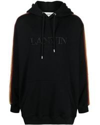 Lanvin - Curb-lace Cotton Hoodie - Lyst