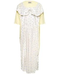 Ashley Williams - Robe Fleurie À Col Volanté - Lyst