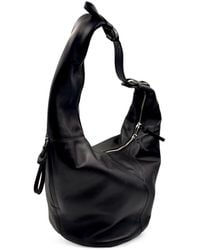 Bonastre - Bow Curved-Zip Leather Shoulder Bag - Lyst